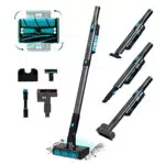 Cecotec Scopa Elettrica Senza Fili Scoba 2100 Twice Max, 210 W, 45 Min di Autonomia