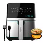 Cecotec Friggitrice ad Aria 5,5L - Modello Cecofry Full Inox 5500 Pro, Digitale e Touch