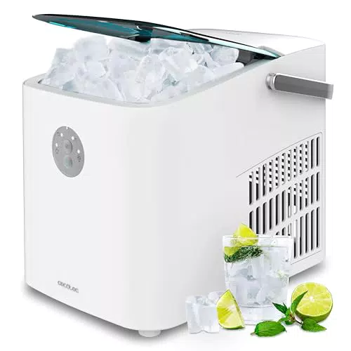 Cecotec Chillin' Ice 1200 - Macchina per Ghiaccio, Produzione 12 kg/giorno