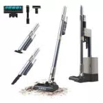 Cecotec Scopa Elettrica 2100 Station con Base Autosvuotante e Motore Brushless