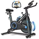 CHAOKE Cyclette Magnetica Professionale con App e Schermo LCD per Allenamento Domestico