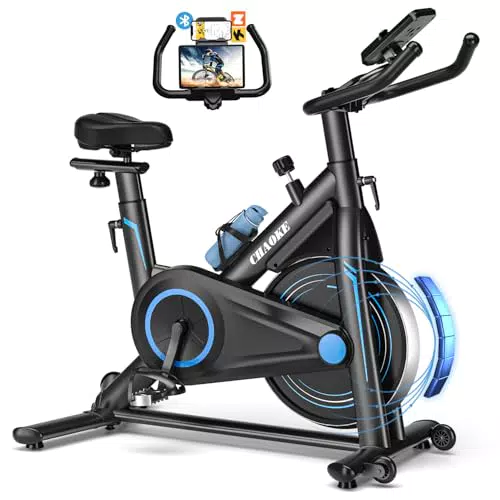 CHAOKE Cyclette Magnetica Professionale con App e Schermo LCD per Allenamento Domestico