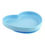Chicco Piatto Cuore con Ventosa in Silicone, Morbido e Lavabile in Lavastoviglie