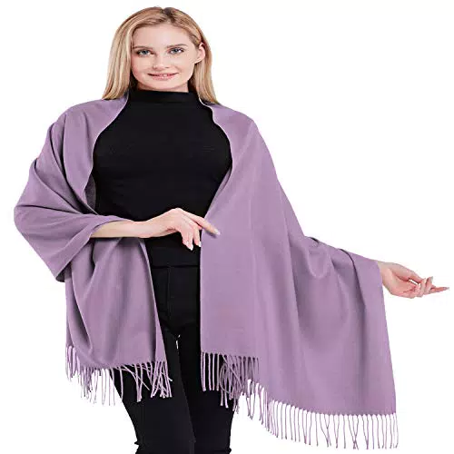 CJ Apparel Sciarpa in misto cotone, design scialle, stile pashmina
