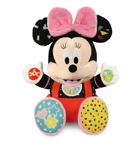 Clementoni Baby Minnie Gioca e Impara, Peluche Educativo Interattivo per Bambini