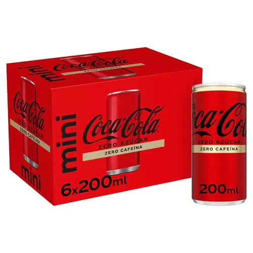 Coca-Cola Zero Zucchero e Caffeina - Bevanda alla Cola senza Calorie 200 ml