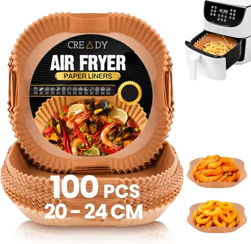 CREADY® Carta Forno Extra Spessa per Friggitrice ad Aria - Accessori Utili