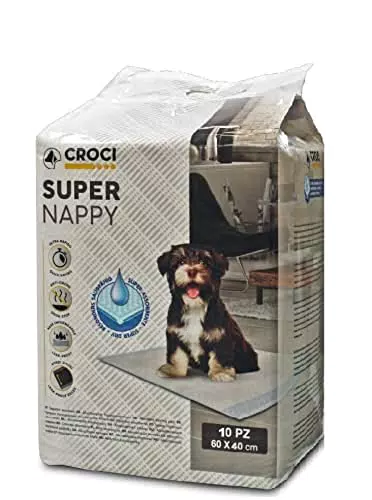 Croci Super Nappy - Tappetini Igienici Ultra Assorbenti per Cani e Gatti