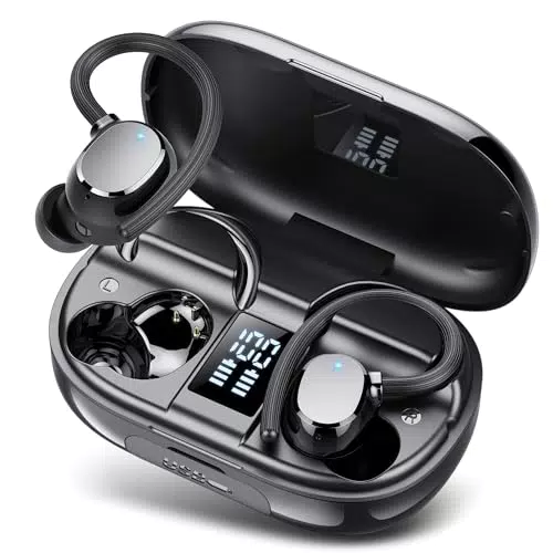 Cuffie Bluetooth 5.3 con 4 Microfoni, Impermeabili IP7, Touch Control, 128 Ore di Autonomia