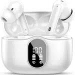 Cuffie Bluetooth HiFi con 4 Microfoni, Cuffiette Wireless Impermeabili IP7