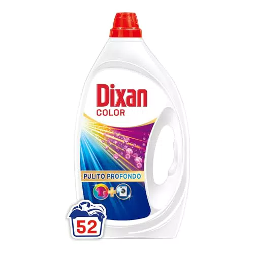 Dixan Detersivo Liquido per Lavatrice - Pulizia Profonda e Freschezza Igienica
