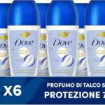 Dove Deodorante Roll On Advanced Care Talco - Antitraspirante 48 Ore