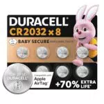 Duracell CR2032 Batterie a moneta al litio 3V - Fino a +70% di durata