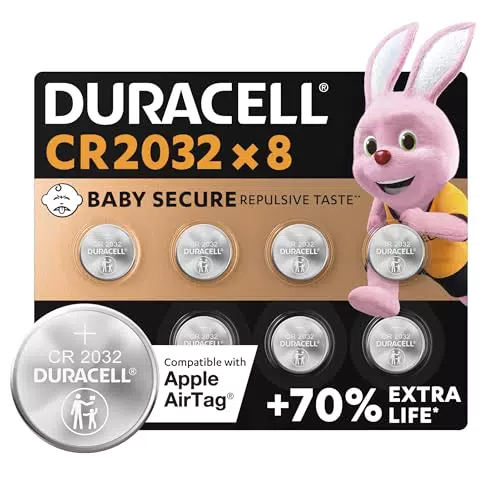 Duracell CR2032 Batterie a moneta al litio 3V - Fino a +70% di durata