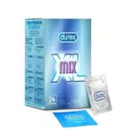 Durex XL Mix, Preservativi Extra Large, 24 profilattici