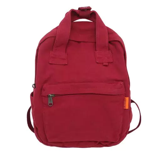 DWDC Zaino Mini in Tela Leggero per Donna, Borsa Tracolla Minimalista