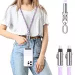 Enablink Cordino Universale per Smartphone con Cavo USB C Ricarica Rapida