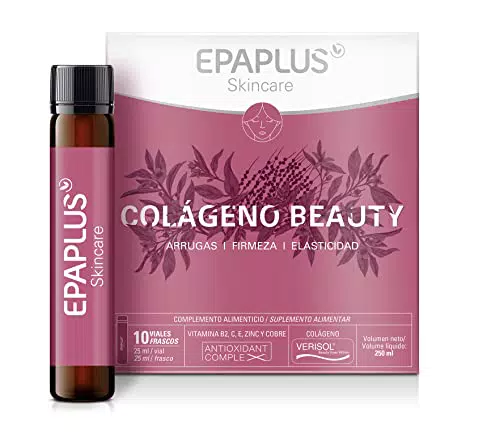 EPAPLUS Collagene Bellezza con Verisol, Tè Verde e Fiori d'Arancio per Rughe e Elasticità
