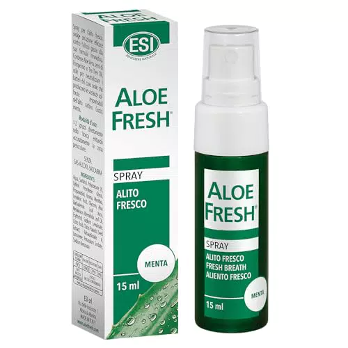 ESI Alito Fresco Spray con Xilitolo e Aloe Vera per Combattere l'Alitosi