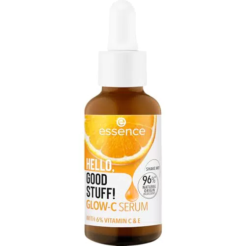 Essence Cosmetics Glow-C Siero Levigante con Vitamine e Ingredienti Naturali