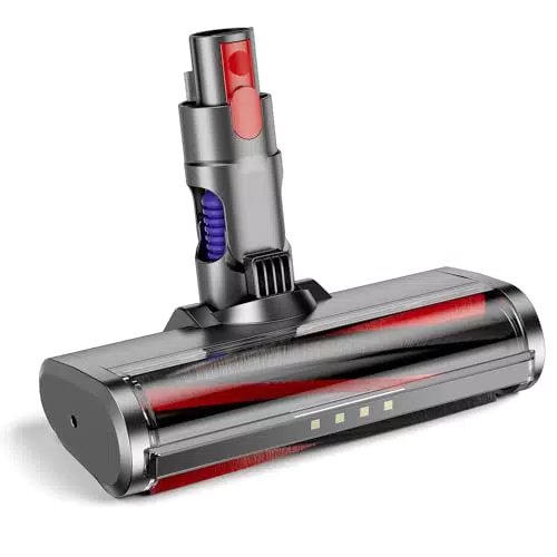 EUARY Spazzola Motorizzata Compatibile per Dyson V7 V8 V10 V11 V15 con LED