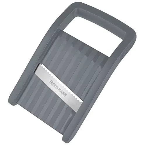 Fackelmann Mandolina per Affettare Verdure con Lama Ondulata in Acciaio Inox