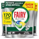 Fairy Platinum Detersivo Pastiglie Lavastoviglie, Brillantante