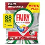Fairy Platinum Capsule: Detergente per Lavastoviglie con Tecnologia Anti-Matt