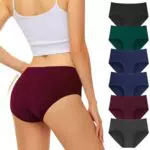 FALARY Slip Donna in Cotone Traspirante, Hipster Comodi e Morbidi per Intimo Sportivo
