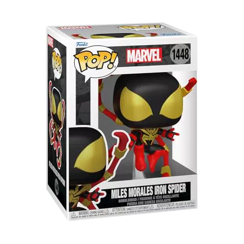Funko Pop Marvel Spider-Man Comics - Miles Iron Spider con Chase Modèle
