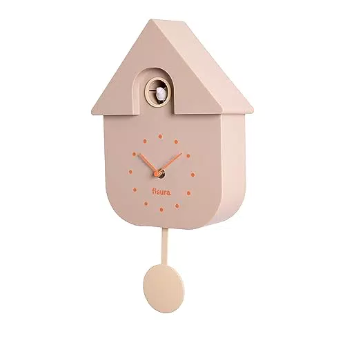 FISURA - Orologio a cucù moderno da parete, originale e versatile