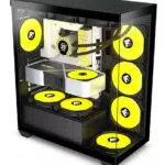 FOIFKIN F3 Case PC ATX Mid Tower Gaming con Ventola PWM ARGB e Vetro Panoramico