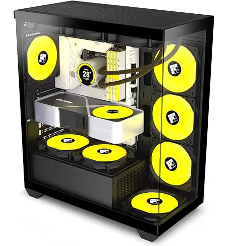 FOIFKIN F3 Case PC ATX Mid Tower Gaming con Ventola PWM ARGB e Vetro Panoramico