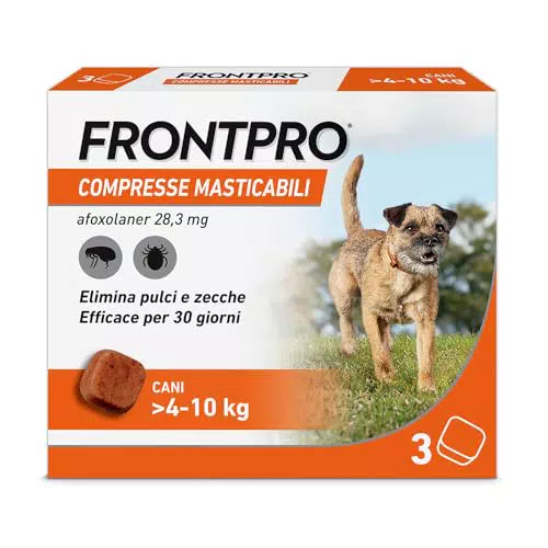 Frontpro Antiparassitario per Cani - Protezione da Pulci e Zecche
