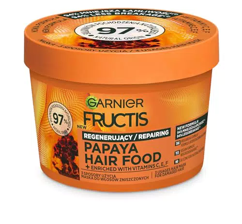Garnier Fructis Hair Food Papaya Maschera per Capelli Danneggiati