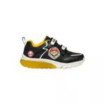 Geox J CIBERDRON Boy I, Scarpe da Ginnastica, Black/Yellow
