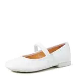 Geox Jr Plie' A, Ballerine Bambine e ragazze, Bianco