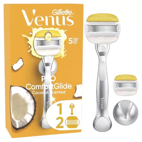 Gillette Venus Pro Rasoio ComfortGlide da Donna con Manico in Metallo