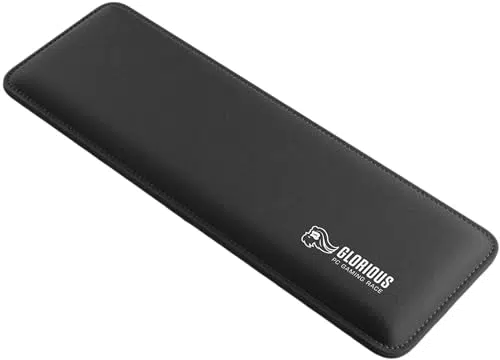 Glorious Gaming Wrist Rest per Tastiera Padded - 17 mm, Superficie Liscia, Antiscivolo