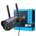 GNCC Telecamera Wi-Fi Esterno 2K con Visione Notturna e Rilevamento AI