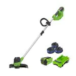 Greenworks G40LT Tagliabordi a Batteria 40V, Ampiezza Taglio 30 cm, 7000 giri/min