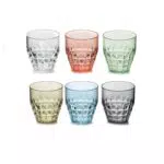 Guzzini Tiffany - Set di Bicchieri Bassi in Plastica, 350 cc - Modello 22570252