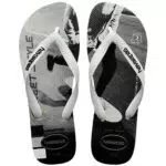Havaianas Hype, Infradito Uomo, White White Black Black