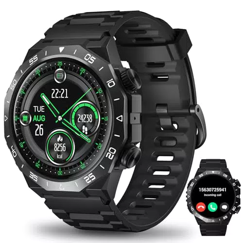 HOIFA Smartwatch Uomo e Donna, Orologio Intelligente Fitness con Chiamate e Cardiofrequenzimetro