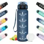 HoneyHolly Borraccia 1 Litro, A Prova di Perdite, Water Bottle