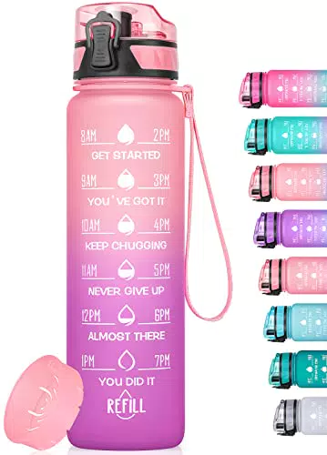 HydroPal Borraccia Motivazionale per Bambini, Senza BPA e a Prova di Perdite