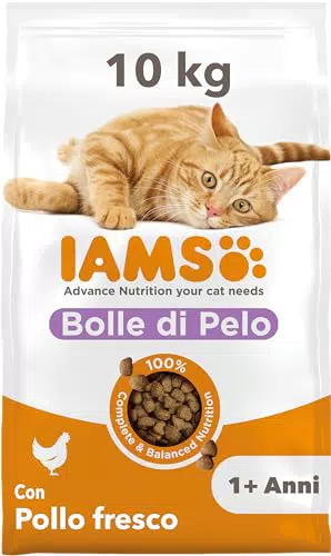 IAMS Cibo Secco Anti-Hairball per Gatti - Alimento per Ridurre i Boli di Pelo