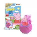 Inkee Palline da Bagno per Bambini con Giocattolo Peppa Pig e Profumo di Fragola