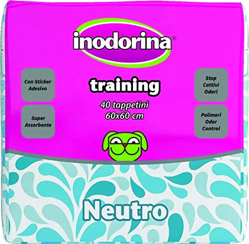 Inodorina Tappetino Igienico Super Assorbente in Cellulosa con Odor Control