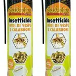 Sandokan Insetticida per Nidi di Vespe e Calabroni con Getto di Precisione 400 ml